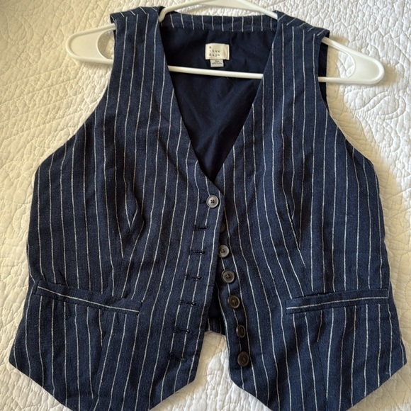 A new day Navy Striped Vest and Shorts Set - Picture 5 of 5